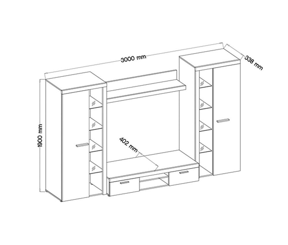 Meblościanka Rando XL