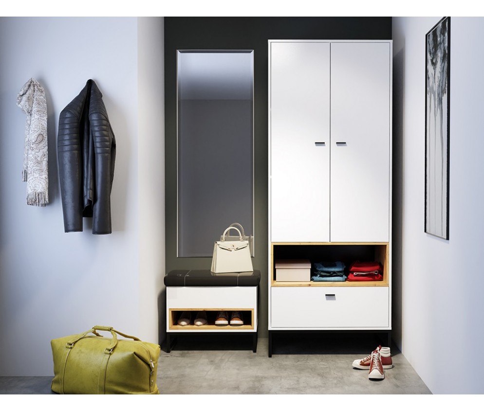 Lustro Leri Biały Mat