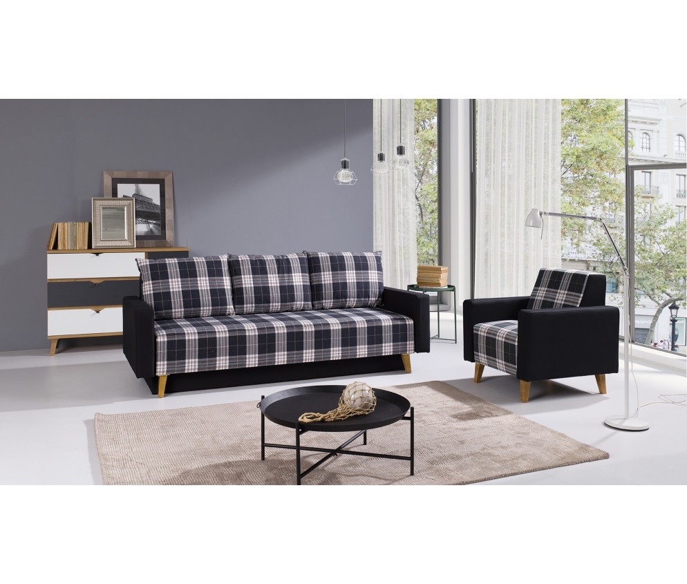 Łóżko Nome 90x200 Biały/Dąb Złoty/Grafit