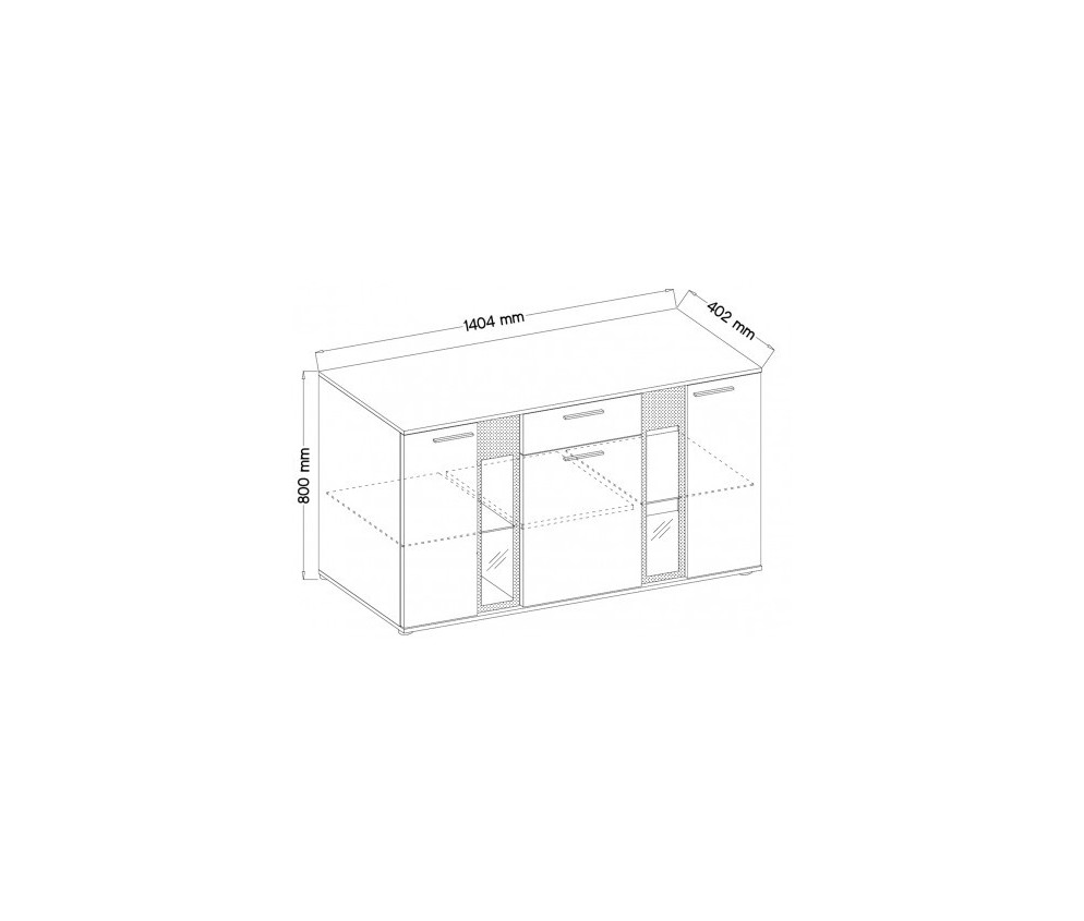 Komoda Serto 5 kolorów