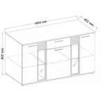 Komoda Serto 5 kolorów