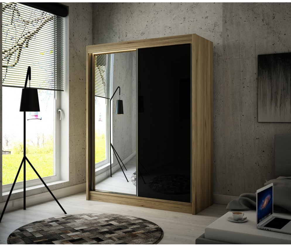 Szafa przesuwna Vilo 150 Połysk Lacobel