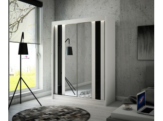 Szafa przesuwna Kama 200 Połysk Lacobel