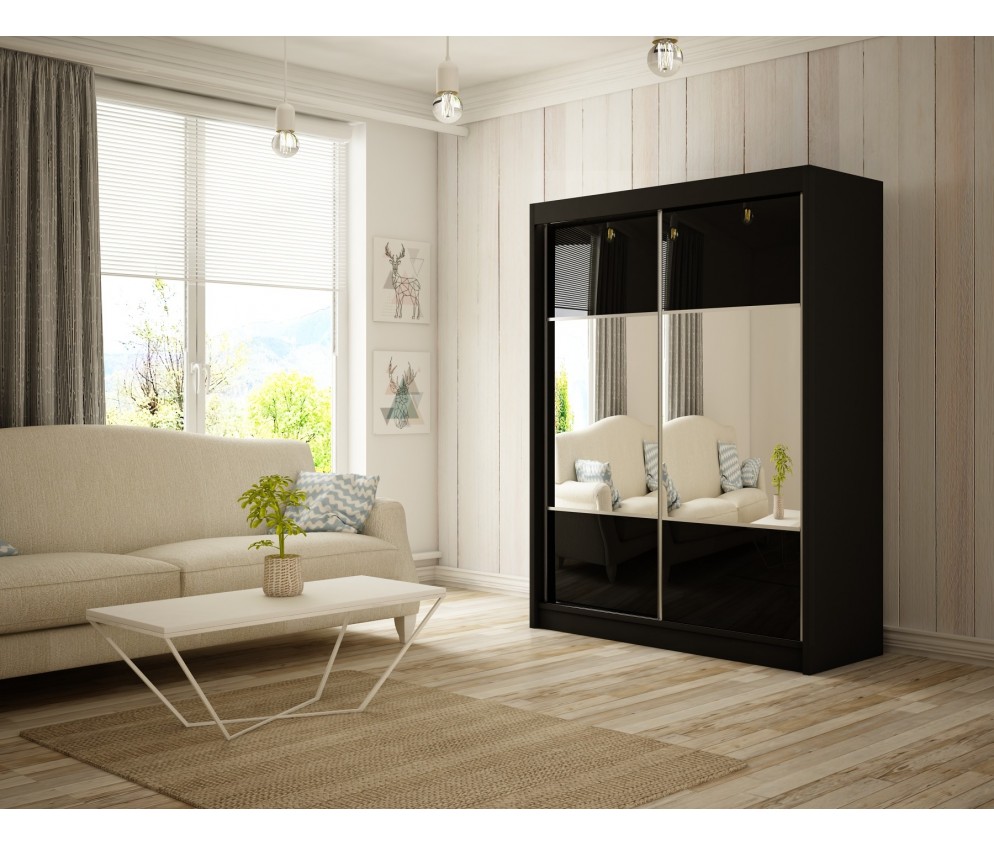 Szafa przesuwna Rala 120 Połysk Lacobel