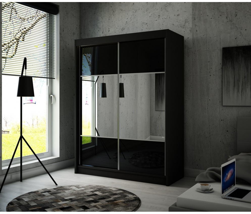 Szafa przesuwna Rala 120 Połysk Lacobel