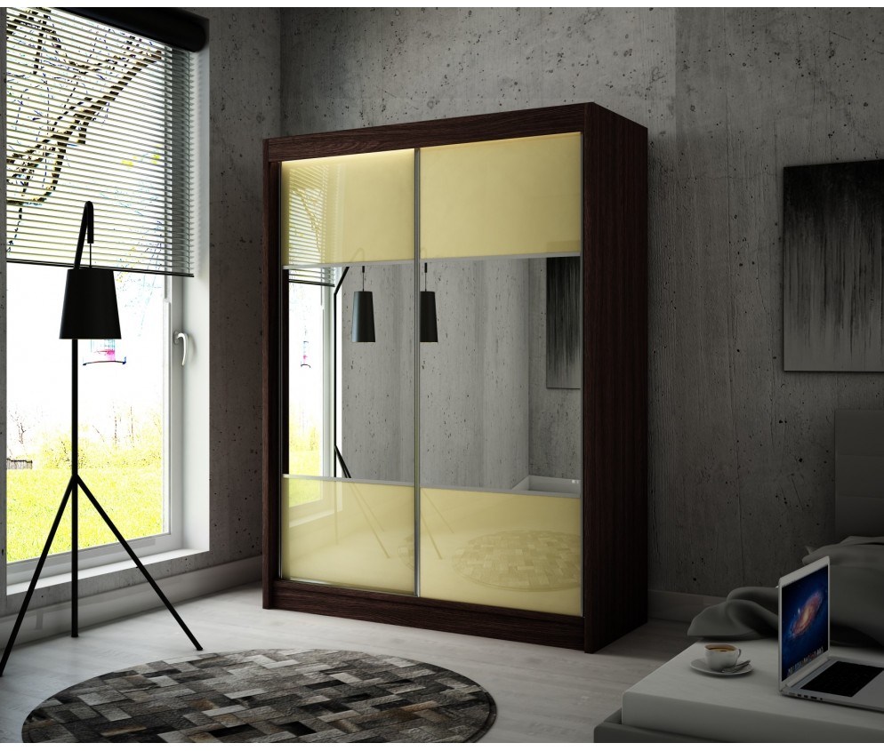 Szafa przesuwna Rala 120 Połysk Lacobel