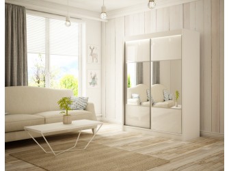 Szafa przesuwna Rala 150 Połysk Lacobel