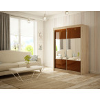 Szafa przesuwna Rala 200 Połysk Lacobel