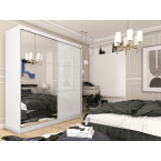 Szafa przesuwna Derino 200 Połysk + Lustro