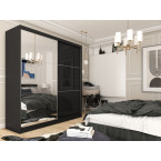 Szafa przesuwna Derino 200 Połysk + Lustro