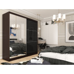 Szafa przesuwna Derino 200 Połysk + Lustro