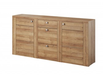 Komoda 2D3S Lora Dąb Riviera Jasny