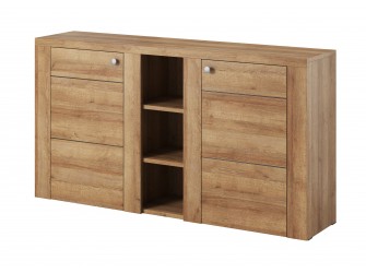 Komoda 2D Lora Dąb Riviera Jasny