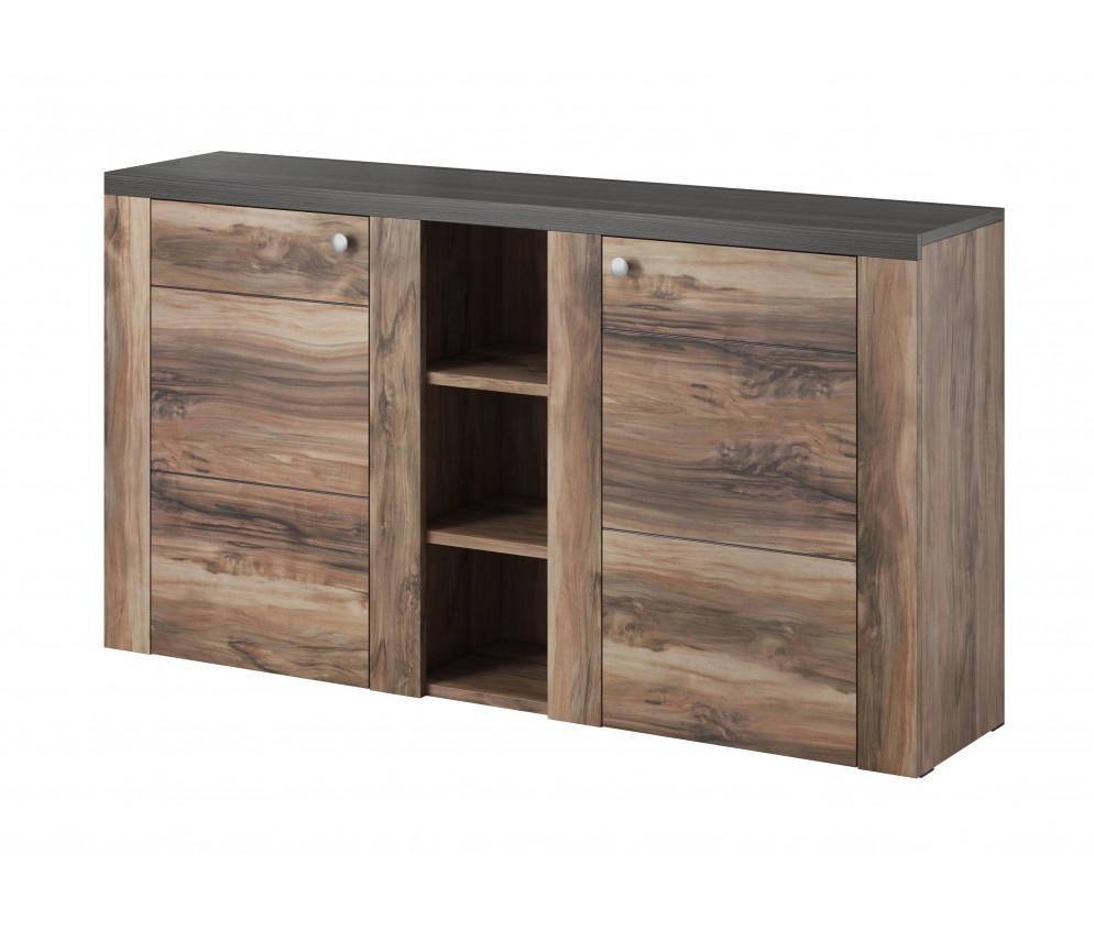 Komoda 2D Lora Satin/Touchwood