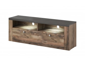 Szafka RTV Lora Satin/Touchwood