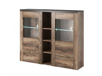 Komoda Wysoka 2D Lora Satin/Touchwood