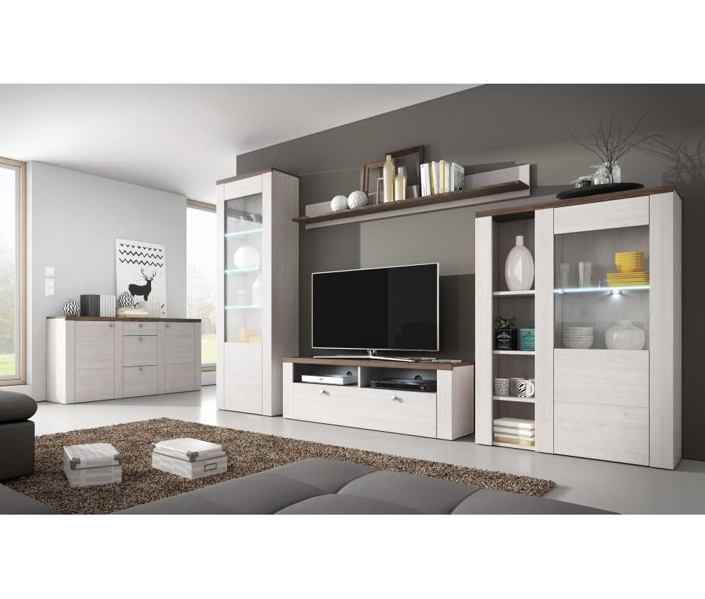 Komoda 2D3S Lora Sibiu Larche/Sonoma Trufel