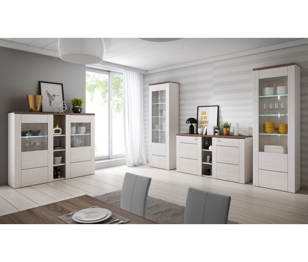 Komoda 2D Lora Sibiu Larche/Sonoma Trufel