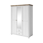 Szafa Evora 3D2S Biały Abiskoash/Dąb Lefkas