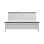 Łóżko Evora 180x200 Biały Abiskoash/Dąb Lefkas