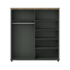 Szafa Evora 4D Zielony/Dąb Lefkas