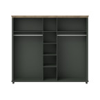 Szafa Evora 5D Zielony/Dąb Lefkas