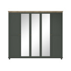 Szafa Evora 5D Zielony/Dąb Lefkas