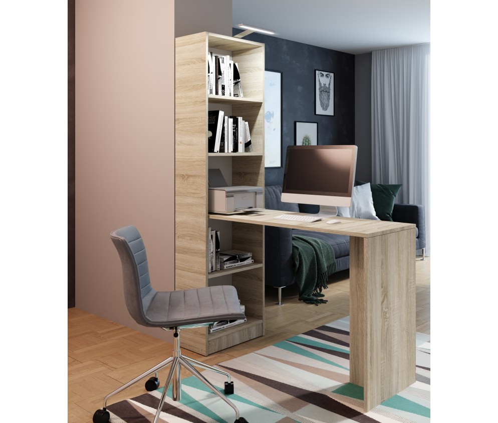 Biurko z regałem B-1 3 kolory
