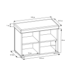 Szafka na buty Megi 100 Pikowana
