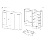 Szafa Coro 220 Połysk