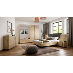 Szafa Coro 220 Dąb Artisan/Grafit