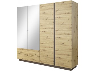 Szafa Coro 220 Dąb Artisan/Grafit