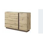 Komoda Coro 138 1D4S Dąb Artisan/Grafit