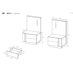 Stoliki nocne z oświetleniem Coro Dąb Artisan/Grafit