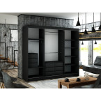 Szafa przesuwna Vilo III 250 Połysk