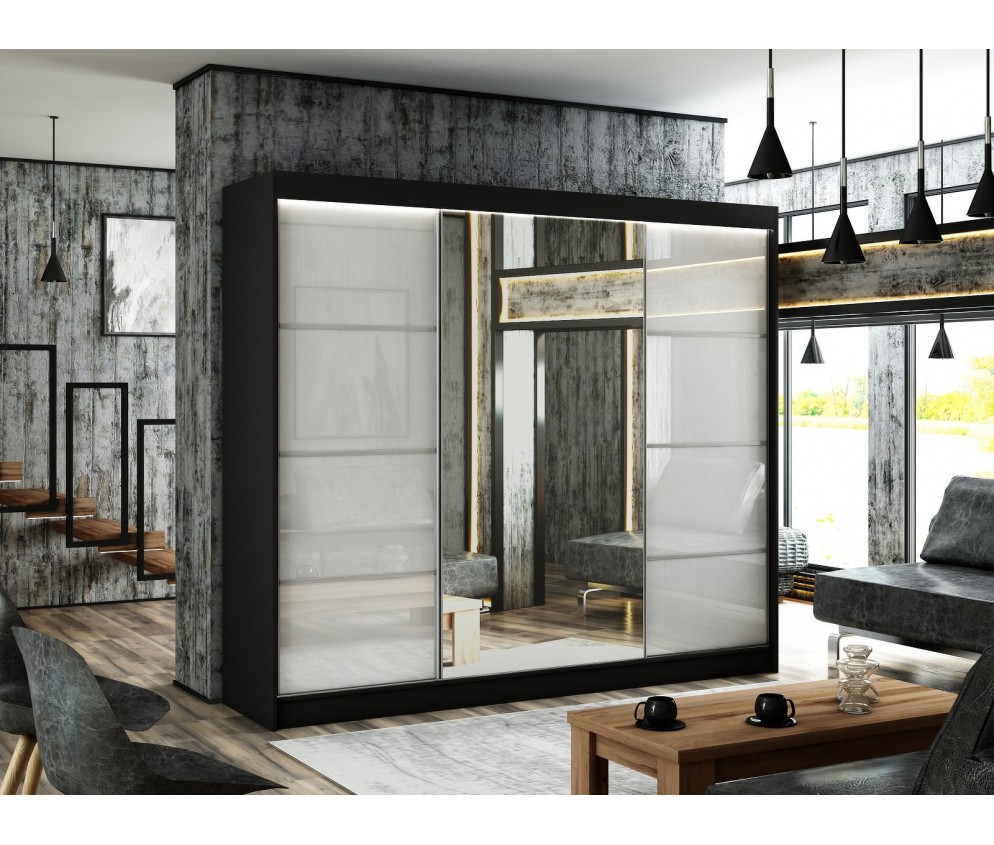 Szafa przesuwna Vilo III 250 Połysk