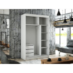 Szafa przesuwna Kama 120 Połysk Lacobel