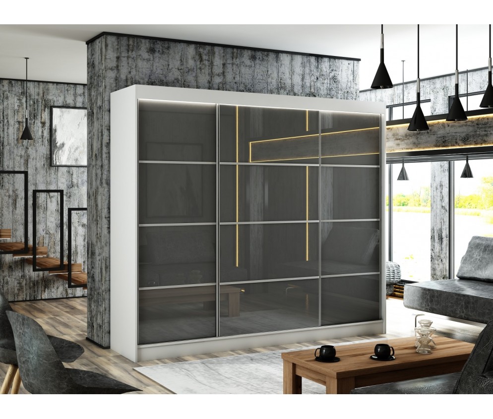 Szafa przesuwna Piro II 250 Połysk