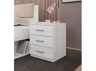 Stolik nocny Lako Abisko Ash 3 szuflady