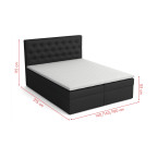 Łóżko kontynentalne Piko 160x200