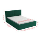 Łóżko Tapicerowane Prada 120x200