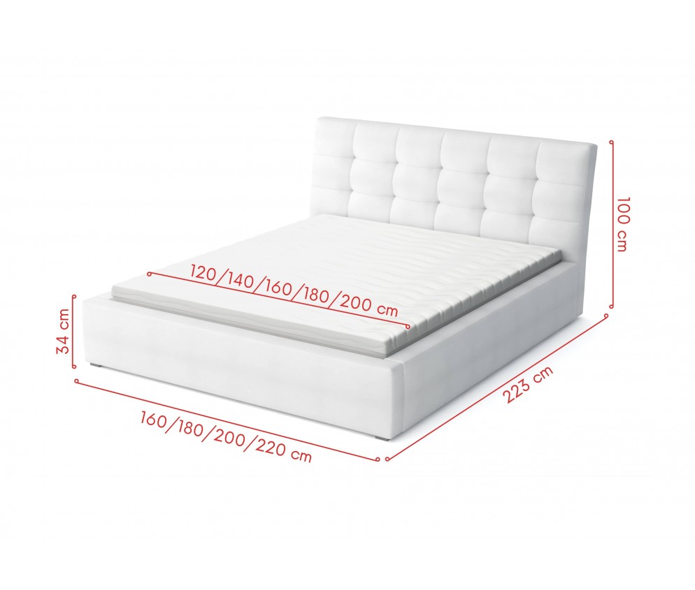 Łóżko Tapicerowane Doro 120x200