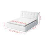 Łóżko Tapicerowane Doro 140x200