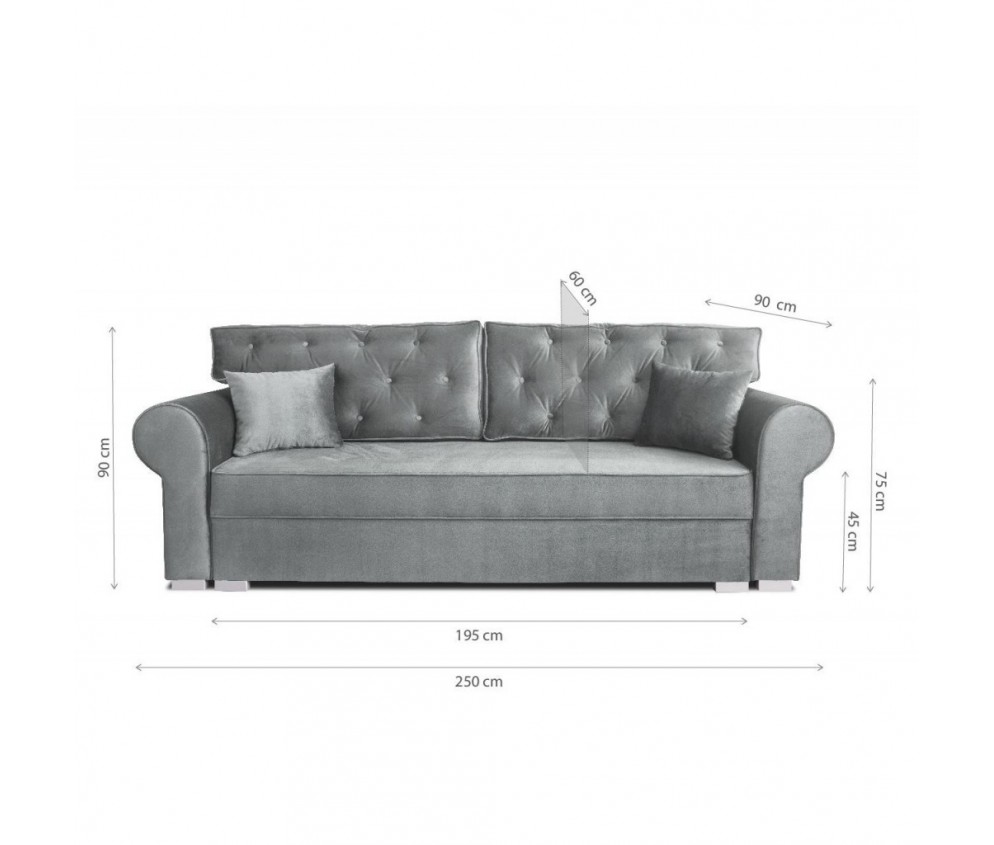 Sofa 3-osobowa Melo Pic