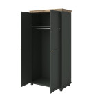 Szafa Evora 2D Zielony/Dąb Lefkas