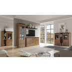 Witryna Lora 1D Dąb Lefkas/Touchwood