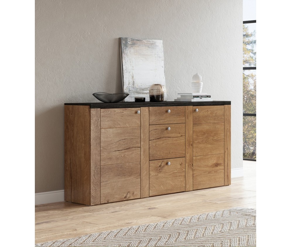 Komoda Lora 2D3S Dąb Lefkas/Touchwood