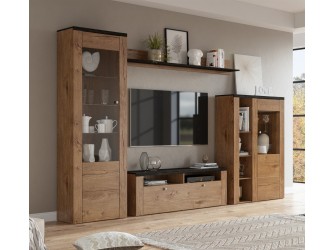 Meblościanka Lora Dąb Lefkas/Touchwood