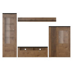 Meblościanka Lora Dąb Lefkas/Touchwood