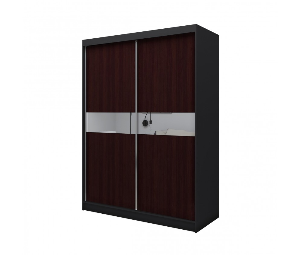 Szafa przesuwna Tala 160 Czarna